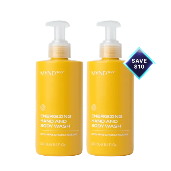 MYND360 Energizing Hand & Body Wash Twin Pack